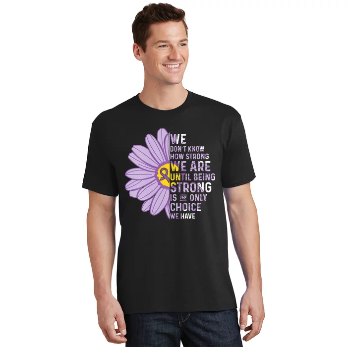 We Are Strong Crohns And Colitis Awareness Supporter Ribbon T-Shirt