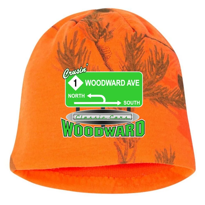 Woodward Ave Street Sign Kati - Camo Knit Beanie