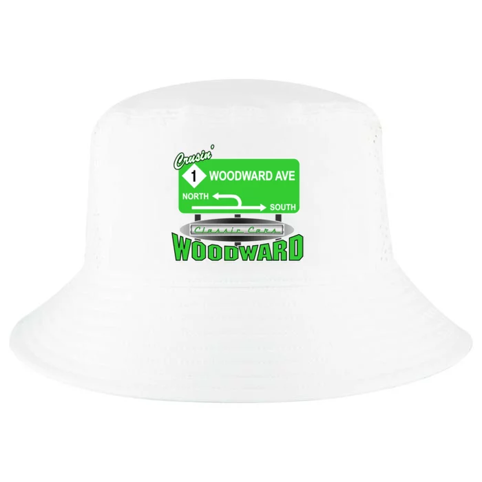 Woodward Ave Street Sign Cool Comfort Performance Bucket Hat