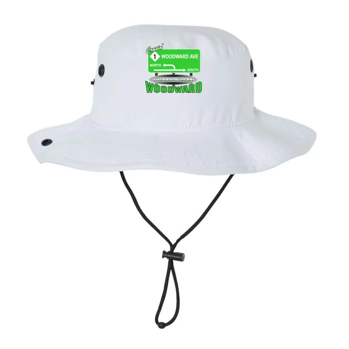 Woodward Ave Street Sign Legacy Cool Fit Booney Bucket Hat