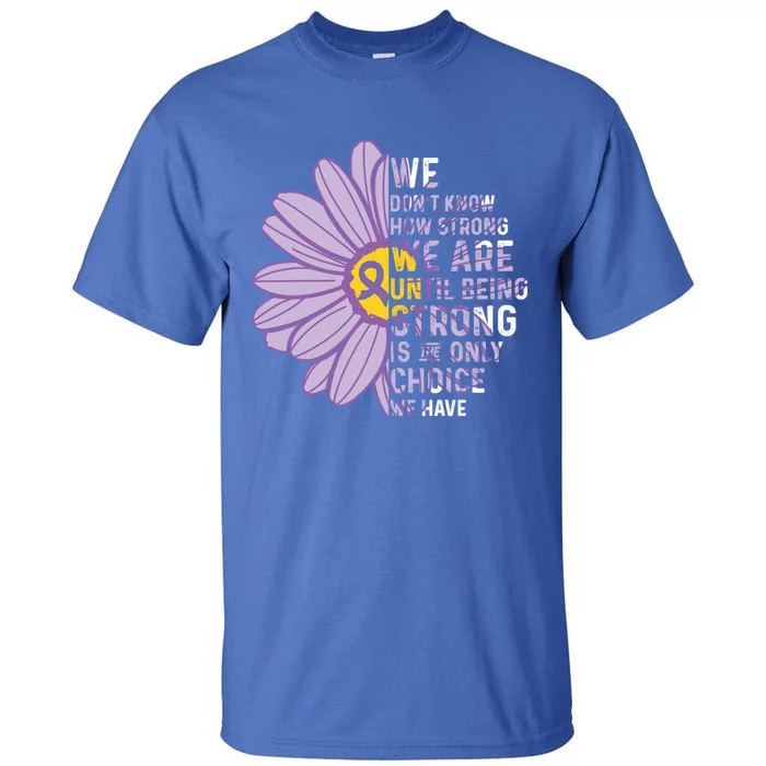 We Are Stronggift Crohns And Colitis Awareness Item Gift Tall T-Shirt