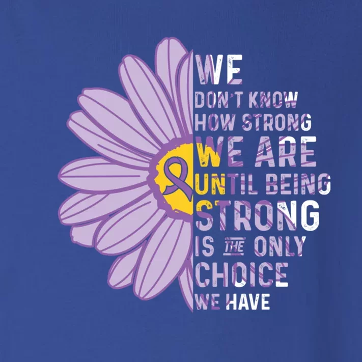 We Are Stronggift Crohns And Colitis Awareness Item Gift Toddler Long Sleeve Shirt