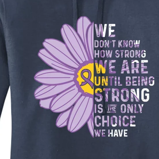 We Are Stronggift Crohns And Colitis Awareness Item Gift Women's Pullover Hoodie