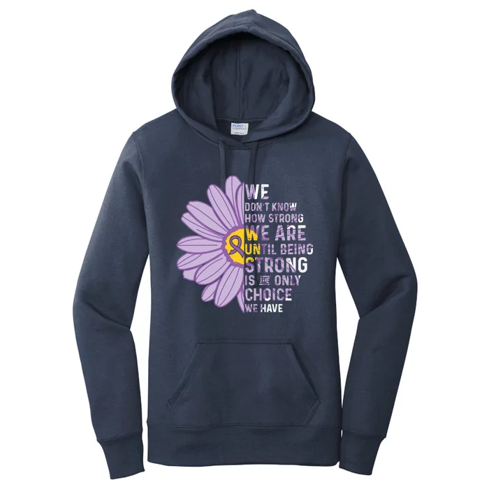 We Are Stronggift Crohns And Colitis Awareness Item Gift Women's Pullover Hoodie