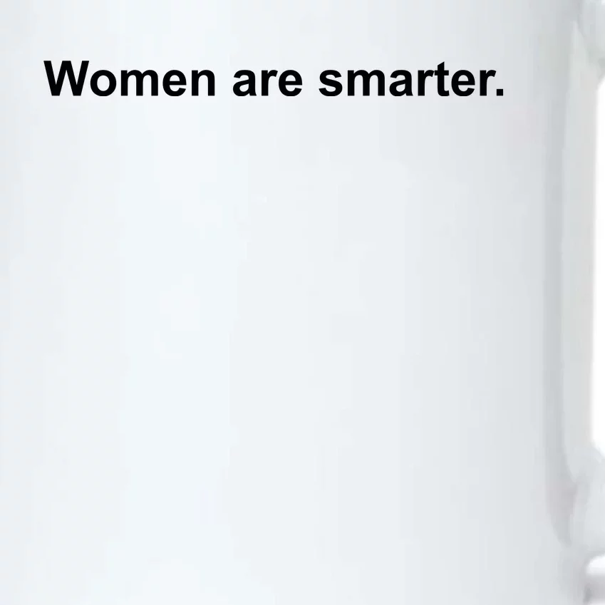 Women Are Smarter Black Color Changing Mug