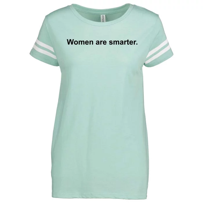 Women Are Smarter Enza Ladies Jersey Football T-Shirt