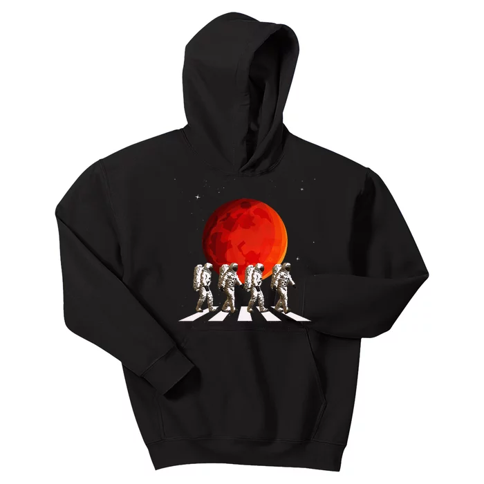 Walking Astronauts Spaceman Planets Space Galaxy Kids Hoodie