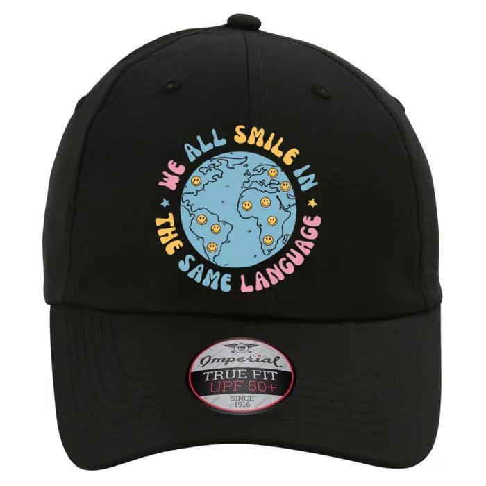 We All Smile In The Same Language Funny Esl Teacher The Original Performance Cap