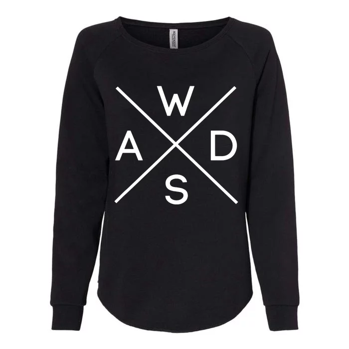 W A S D Gamer Womens California Wash Sweatshirt