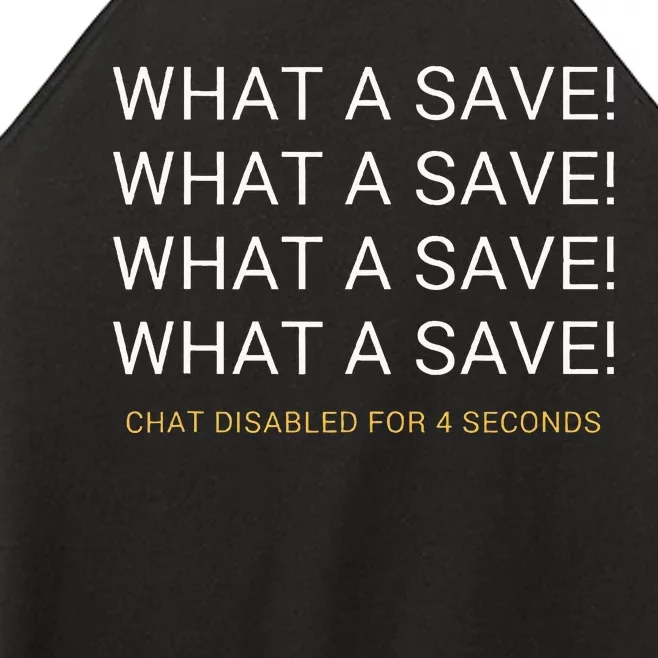 What A Save Chat Disabled Rocket Soccer Game Women’s Perfect Tri Rocker Tank