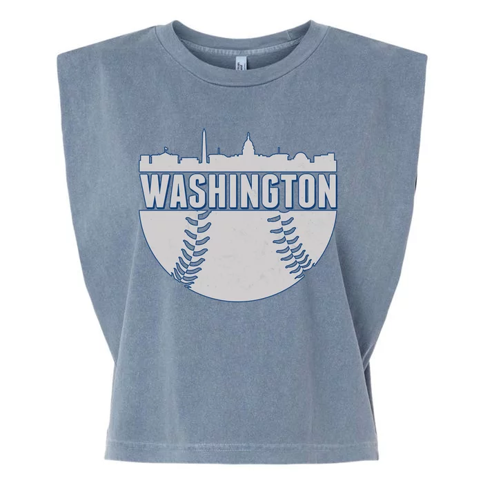 Washington Baseball Vintage Garment-Dyed Women's Muscle Tee