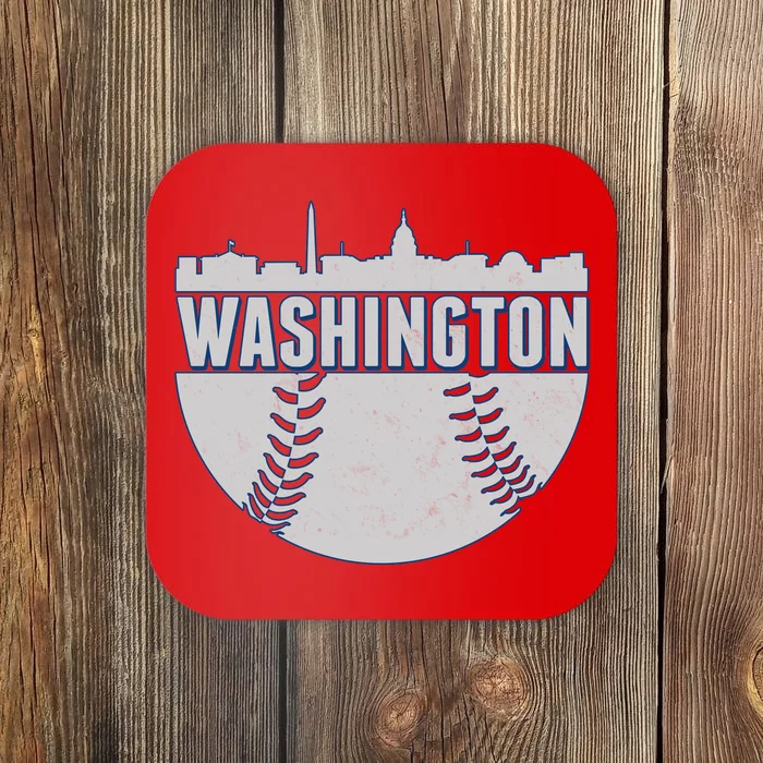 Washington Baseball Vintage Coaster