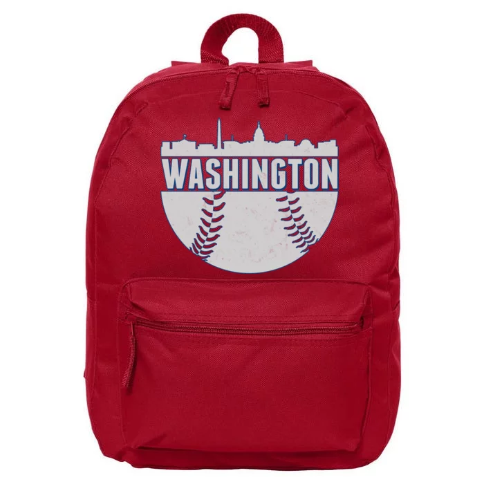 Washington Baseball Vintage 16 in Basic Backpack