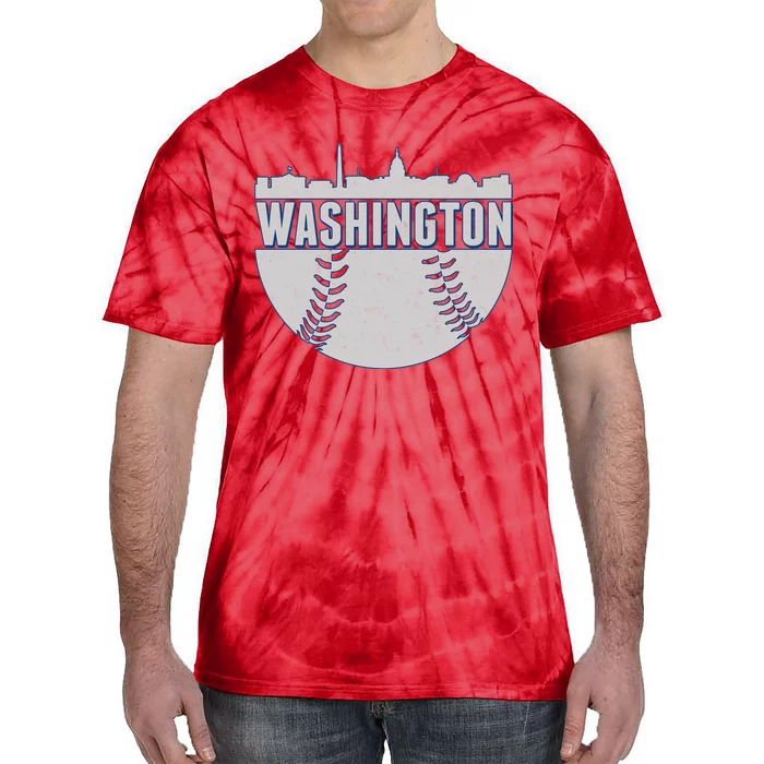 Washington Baseball Vintage Tie-Dye T-Shirt