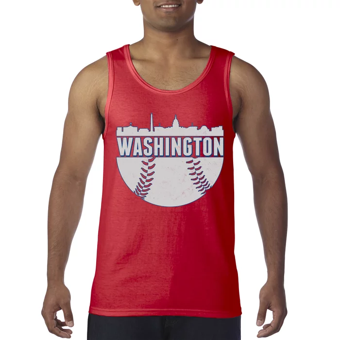 Washington Baseball Vintage Tank Top