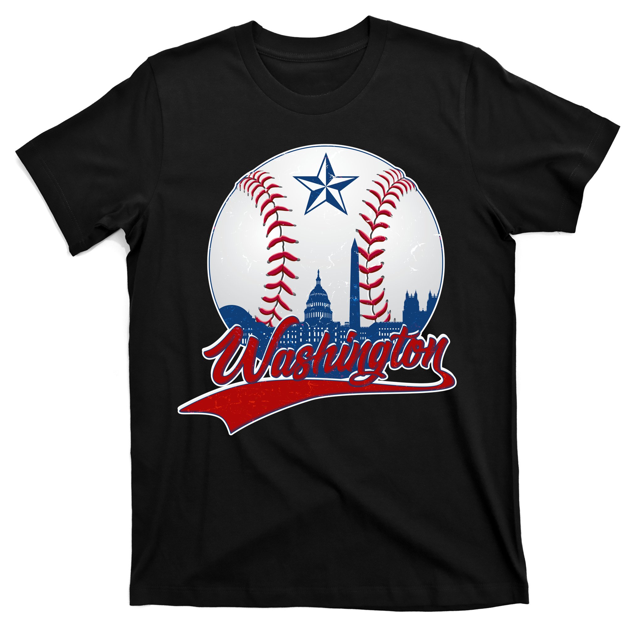 Washington Baseball Vintage Style Fan T-Shirt – Graphic Tees