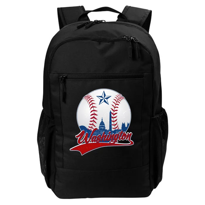 Washington Baseball Vintage Style Fan Daily Commute Backpack