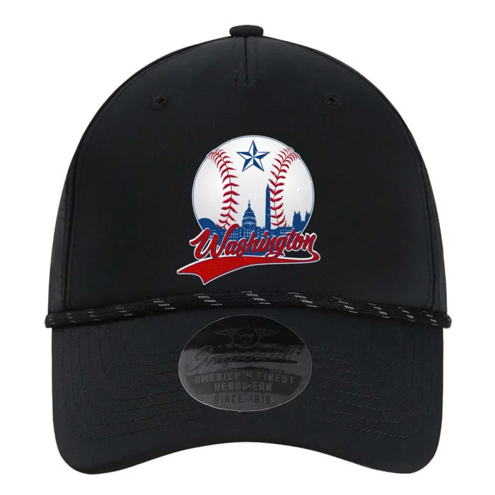 Washington Baseball Vintage Style Fan Performance The Dyno Cap