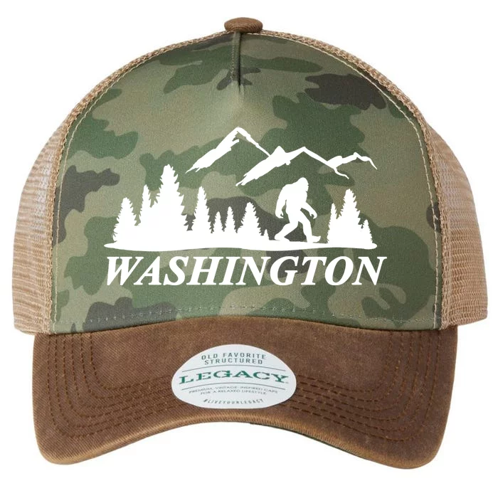 Washington Big Foot Mountain Legacy Tie Dye Trucker Hat