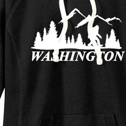 Washington Big Foot Mountain Women's Fleece Hoodie