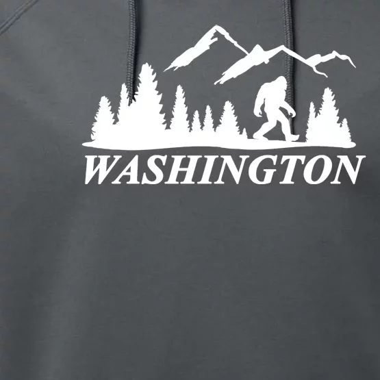 Washington Big Foot Mountain Performance Fleece Hoodie