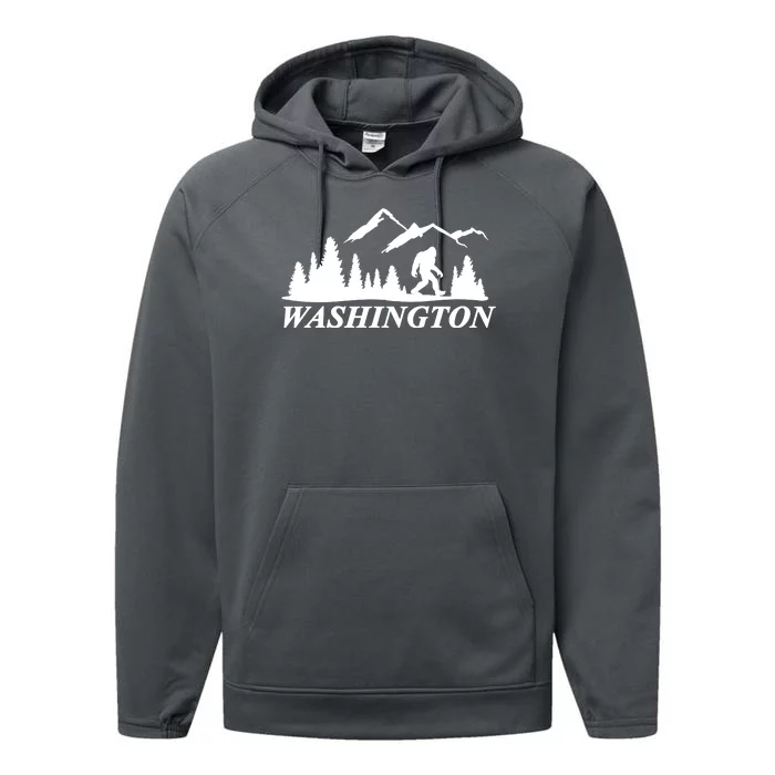 Washington Big Foot Mountain Performance Fleece Hoodie