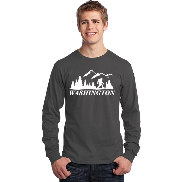 Washington Big Foot Mountain Tall Long Sleeve T-Shirt