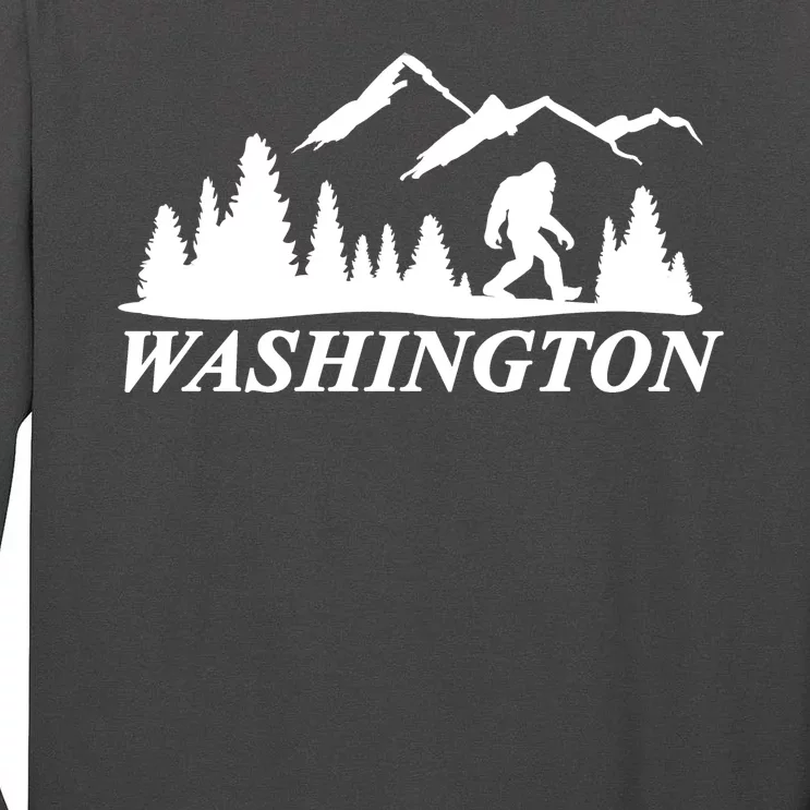 Washington Big Foot Mountain Tall Long Sleeve T-Shirt