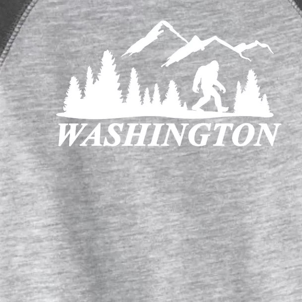 Washington Big Foot Mountain Toddler Fine Jersey T-Shirt