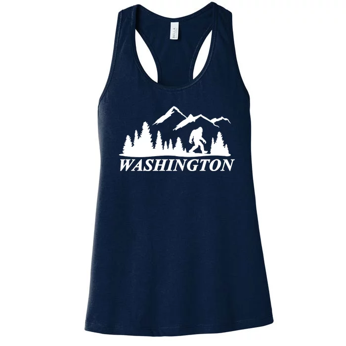 Washington Big Foot Mountain Women's Racerback Tank