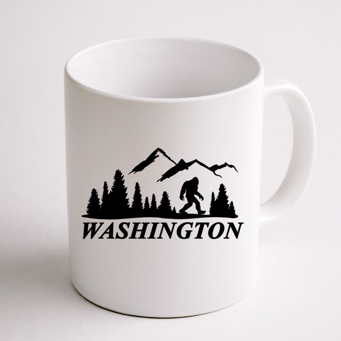 Washington Big Foot Mountain Front & Back Coffee Mug