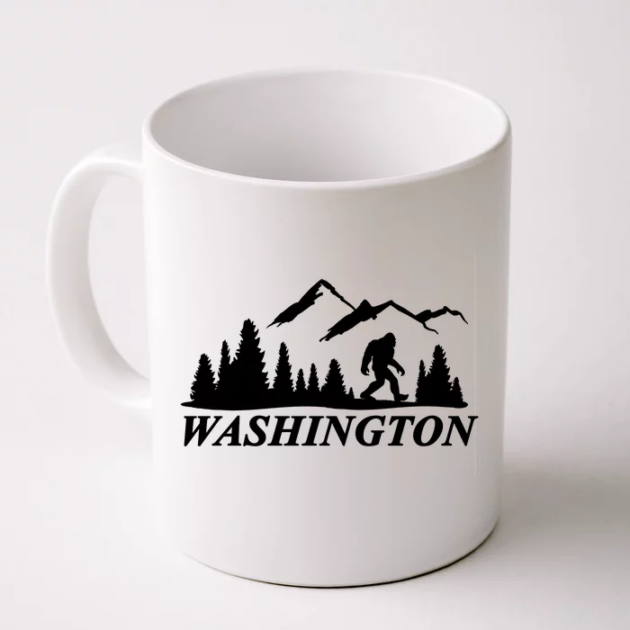 Washington Big Foot Mountain Front & Back Coffee Mug