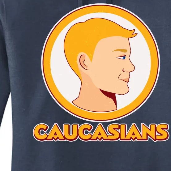 Washington Caucasians Football Logo Women's Pullover Hoodie