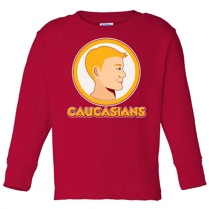 Washington Caucasians Football Logo Toddler Long Sleeve Shirt