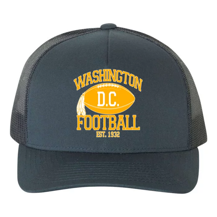 Washington DC Football Est 1932 Logo Football Fan Yupoong Adult 5-Panel Trucker Hat