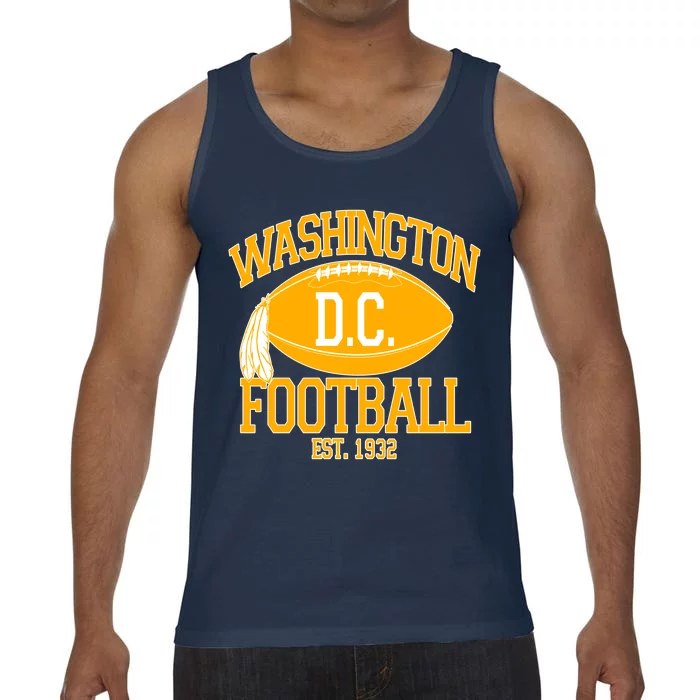 Washington DC Football Est 1932 Logo Football Fan Comfort Colors® Tank Top