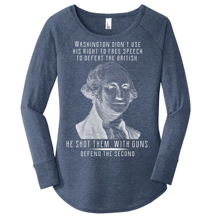 Washington Defend The Second Women's Perfect Tri Tunic Long Sleeve Shirt