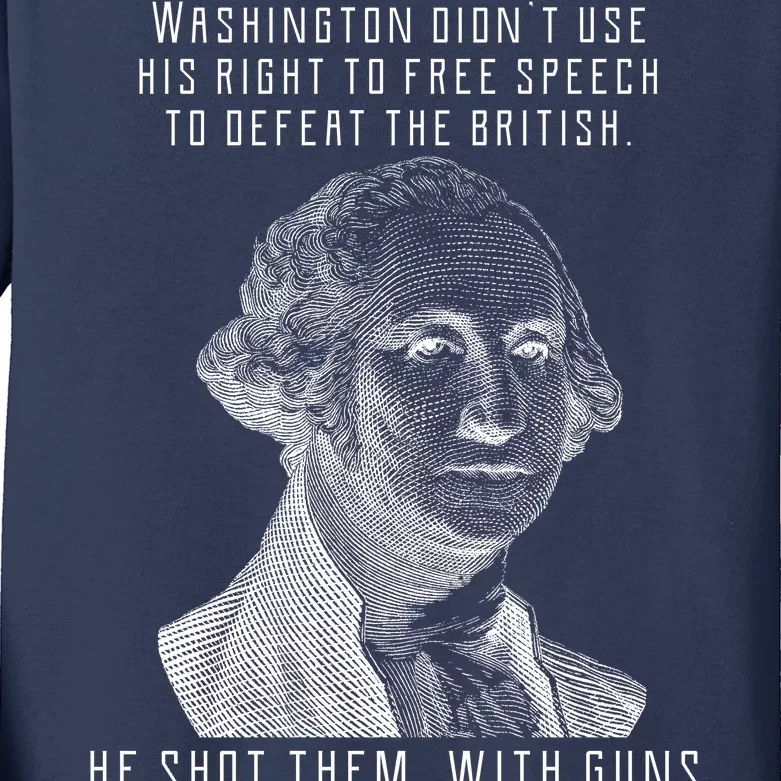 Washington Defend The Second Kids Long Sleeve Shirt