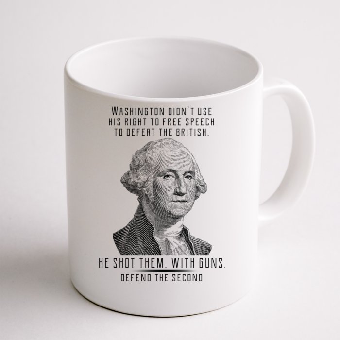 Washington Defend The Second Front & Back Coffee Mug