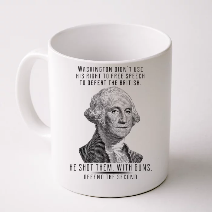 Washington Defend The Second Front & Back Coffee Mug