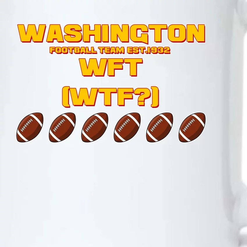 Washington Football Team Est 1932 WFT WTF? Black Color Changing Mug