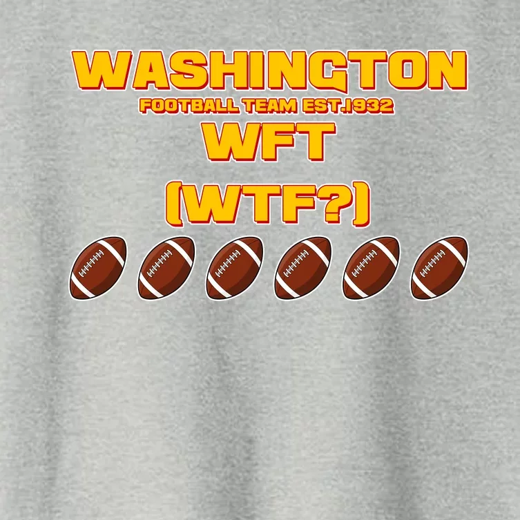 Washington Football Team Est 1932 WFT WTF? Women's Crop Top Tee