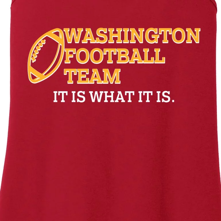 Washington Football Team It Is What It Is Ladies Essential Tank