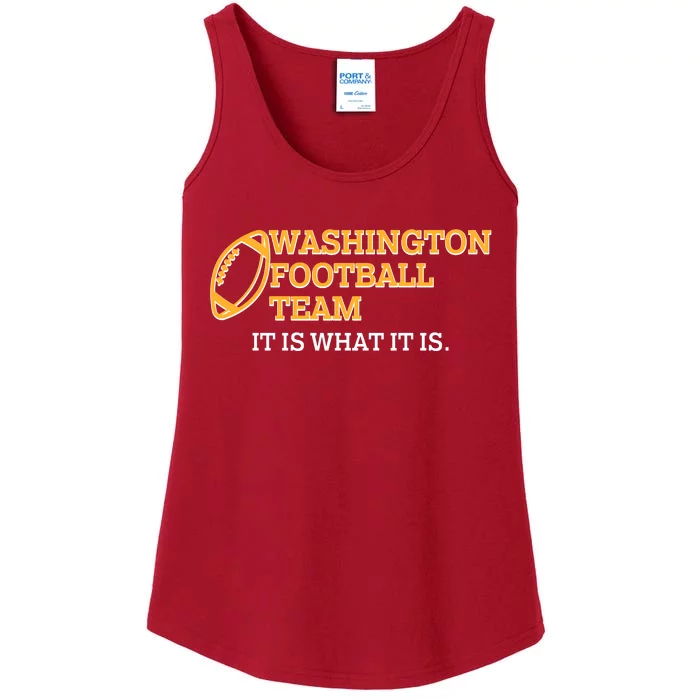 Washington Football Team It Is What It Is Ladies Essential Tank