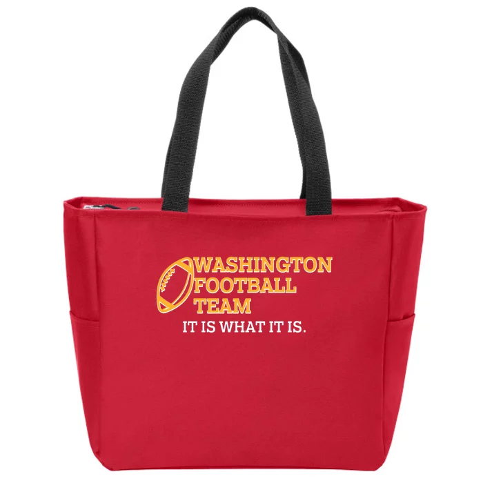 Washington Football Team It Is What It Is Zip Tote Bag