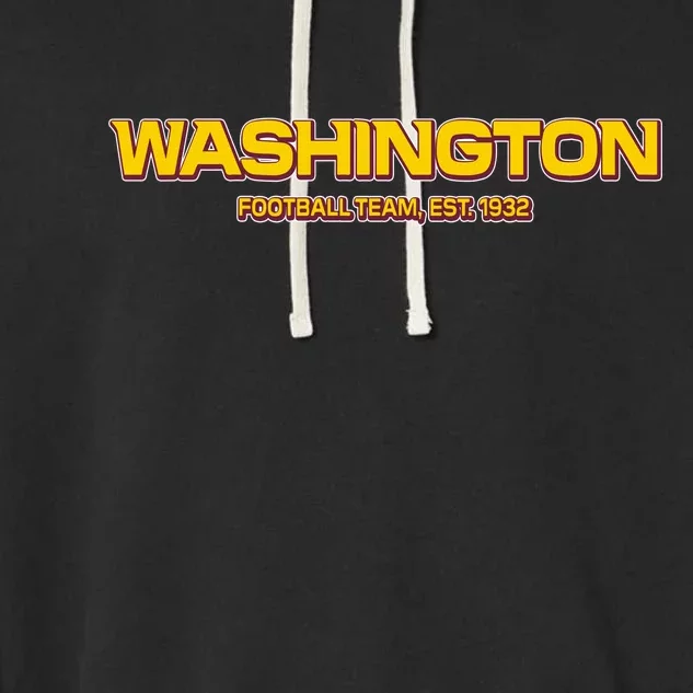 Washington Football Team Logo Garment-Dyed Fleece Hoodie