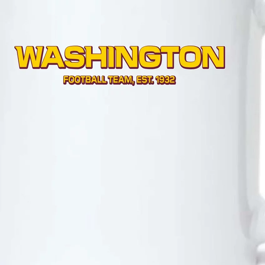 Washington Football Team Logo Black Color Changing Mug