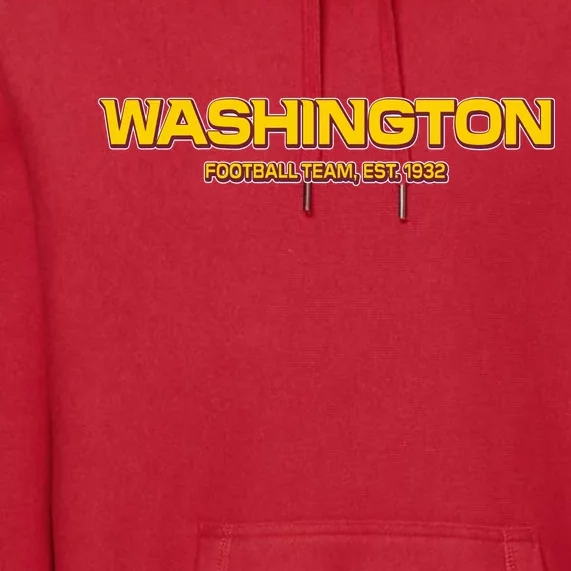 Washington Football Team Logo Premium Hoodie