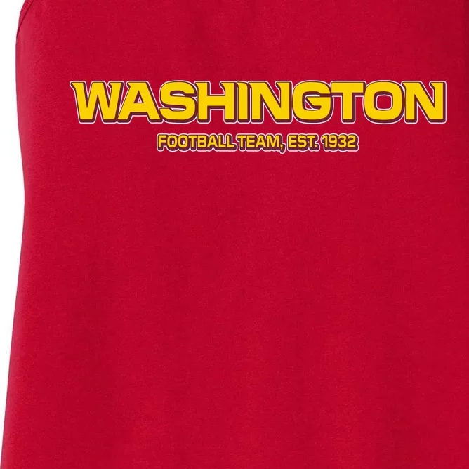 Washington Football Team Logo Women's Racerback Tank