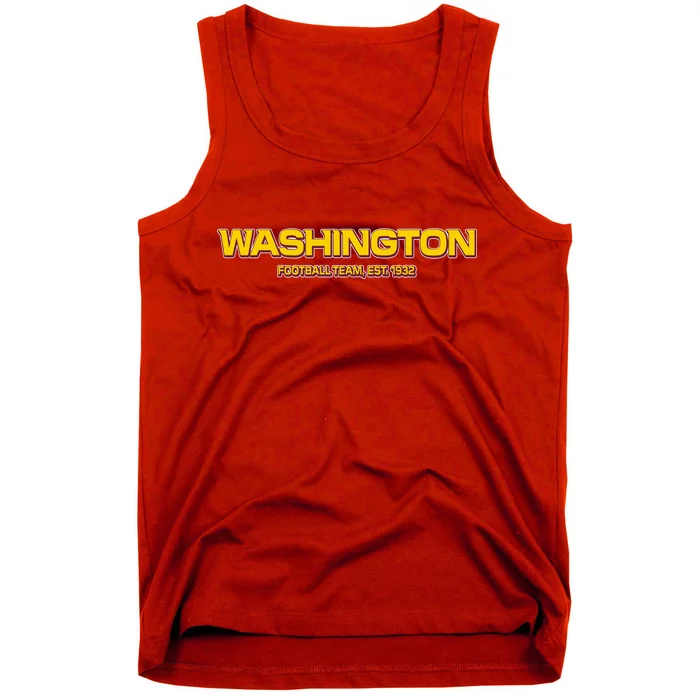 Washington Football Team Logo Tank Top